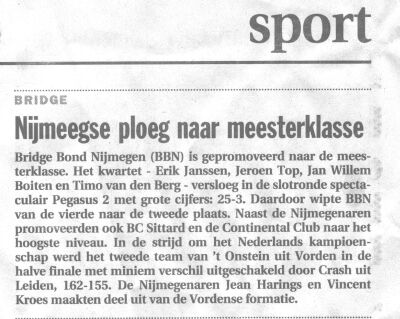 Gelderlander 14-01-2004